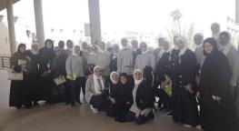 طالبات روض الصالحين ولقاء ارشادي بالهندسة والبترول
