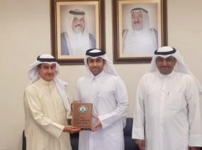 عميد شئون الطلبة اجتمع بممثل جامعة حمد بن خليفه بدولة قطر الشقيقة