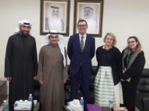 عميد شئون الطلبة اجتمع بالسفير الأسترالي في دولة الكويت