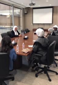 استقبلت مكتبة الكويت الوطنية الباحثين من قسم البحوث و الدراسات بعمادة شئون الطلبة بجامعة الكويت