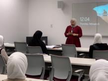 الإرشاد الأكاديمي زار الفصول الدراسية في الشدادية