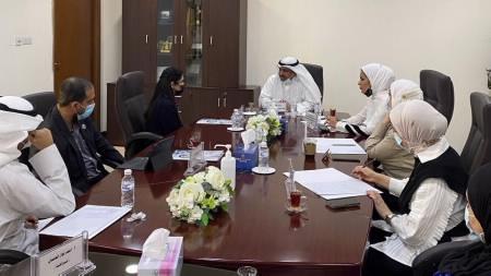 إجتماع عمادة شئون الطلبة مع الهيئة العامة لمكافحة الفساد