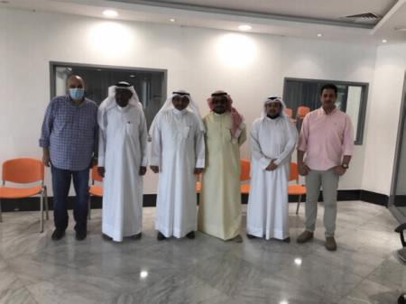 عميد شئون الطلبة الدكتور سلمان العنزي يزور مبنى سكن طلبة المنح الدراسية