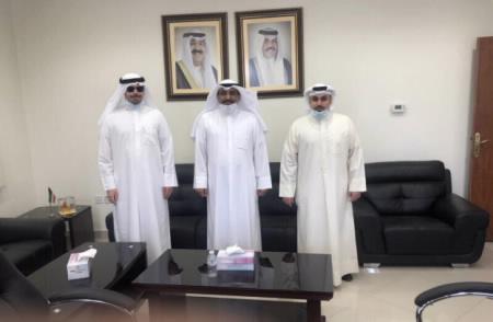 عميد شئون الطلبة الدكتور سلمان العنزي التقى أعضاء جمعية المكفوفين الكويتية