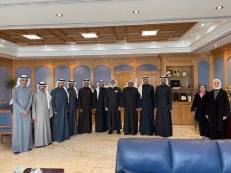 ممثلي الاتحاد الوطني لطلبة الجامعة التقوا بمدير الجامعة وعميد شئون الطلبة .