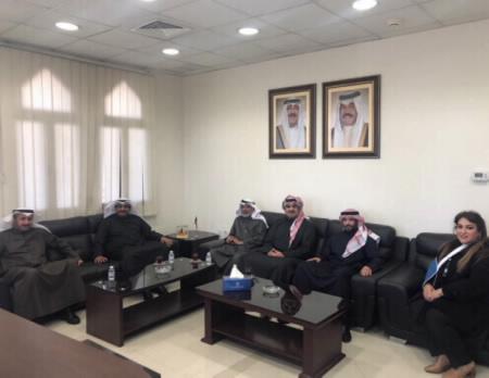 عميد شئون الطلبة استقبل ممثلي الجمعية الكويتية للتراث