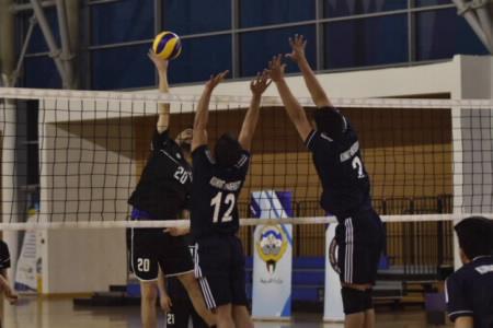 حصول منتخب جامعة الكويت لكرة الطائرة على المركز الثاني بدورة الألعاب الرياضية الأولى للجامعات
