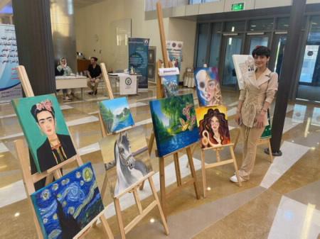 الأنشطة الثقافية والفنية أقامت معرضًا تعريفيًّا في كلية العلوم الحياتية