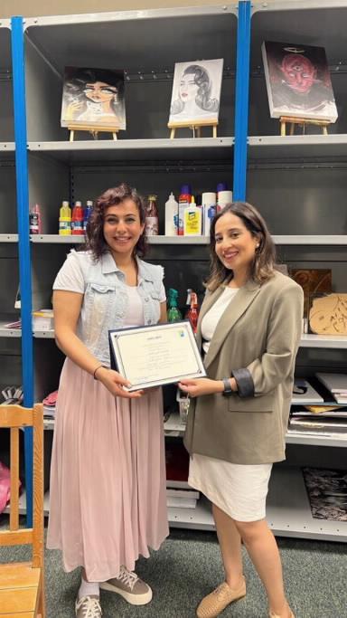 الأنشطة الثقافية والفنية نظمت ورشة العلاج بالفن