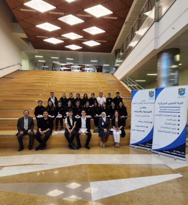 الإرشاد الأكاديمي نظم زياره طلابية لمدرسة التضامن إلى مدينة صباح السالم الجامعية