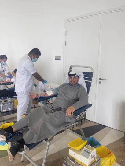 الأنشطة الثقافية والفنية نظمت حملة التبرع بالدم