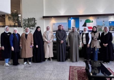 عميد شئون الطلبة أ.د محمد الظفيري التقى بإدارة الإسكان الطلابي وشئون الطلبة الوافدين