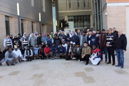 عماد شئون الطلبة شاركت في الإخلاء الوهمي