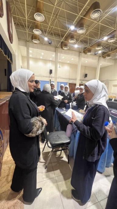 الإرشاد الأكاديمي أقام لقاء إرشادي في ثانوية أميمة بنت ربيعة في العمرية