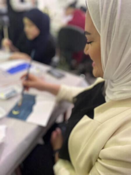 نشاط "لوحة فنية" في سكن الطالبات
