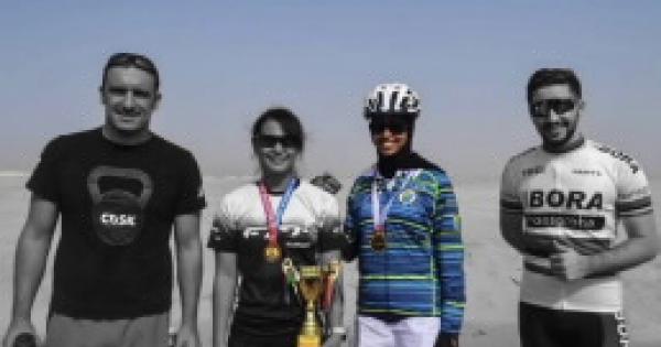 فريق دراجات الجامعة يحرز المركز الخامس
