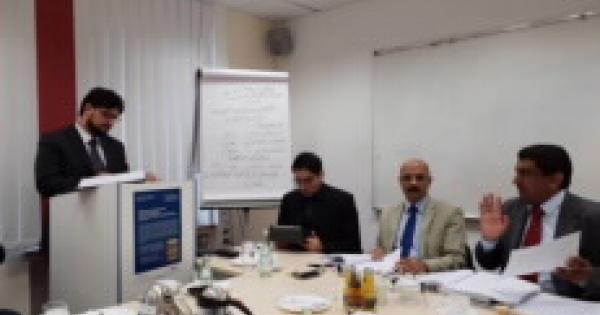 د.سلمان العنزي مشاركا في مناقشة رسالة ماجستير بجامعة مونستر في ألمانيا