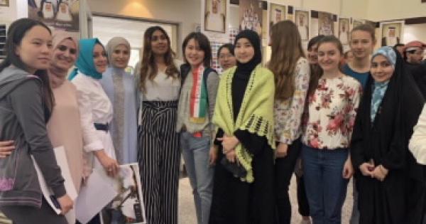 قسم الأنشطة في سكن الطالبات نظم فعالية "كويت الحب والسلام"