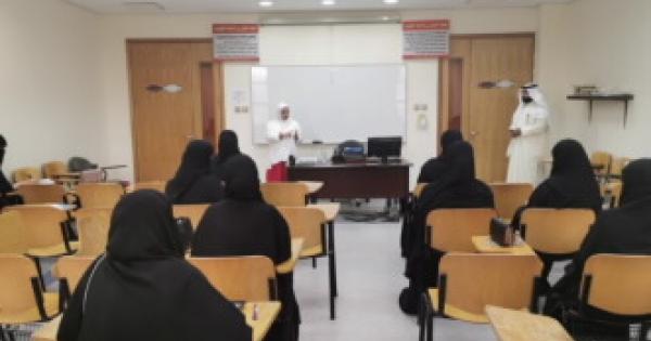 الارشاد يزور الفصول الدراسية في كلية العمارة والشريعة والعلوم
