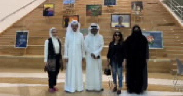 المعرض الفني الشخصي للطالبة الجازي المطيري
