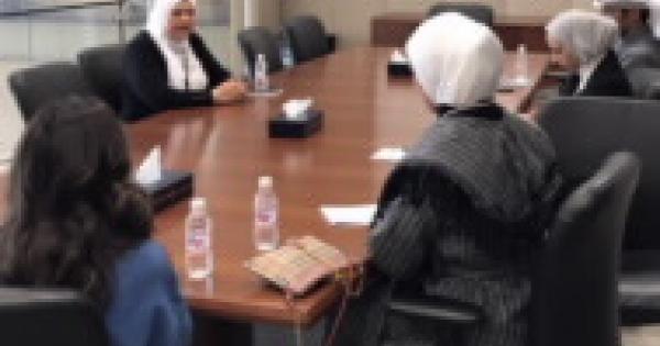 استقبلت مكتبة الكويت الوطنية الباحثين من قسم البحوث و الدراسات بعمادة شئون الطلبة بجامعة الكويت