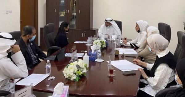 إجتماع عمادة شئون الطلبة مع الهيئة العامة لمكافحة الفساد