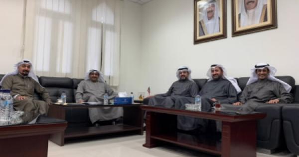 عميد شئون الطلبة يستقبل ممثلي فريق اعتماد نيوز