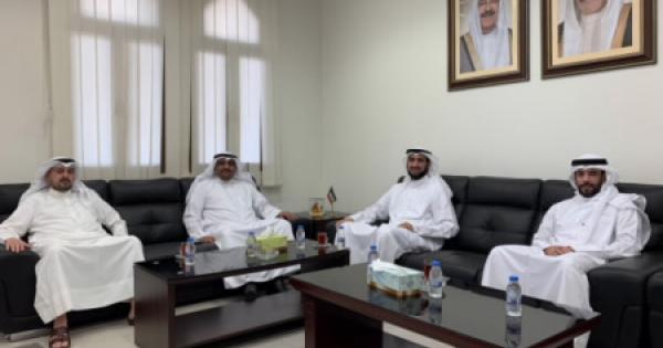 عميد شئون الطلبة بالوكالة يستقبل ممثل جمعية جود الخيرية في إطار حملة كلمني عربي