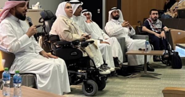 قسم الأنشطة التطوعية والجوالة بعمادة شئون الطالبة أقام حلقة نقاشية لفئة ذوي الإعاقة