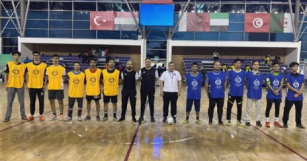 انطلاق قطار بطولة جامعة الكويت للـ "ميني قول" بصالة الهيئة العامة للتعليم التطبيقي والتدريب