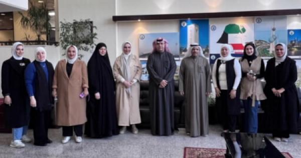 عميد شئون الطلبة أ.د محمد الظفيري التقى بإدارة الإسكان الطلابي وشئون الطلبة الوافدين